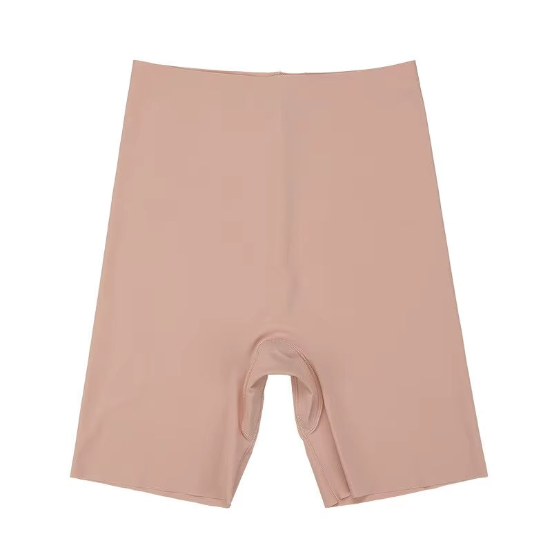 Seamless High Waist Shorts Panties for Women Tummy Control Hip Lift Ice Silk Safety Pants Underwear Boyshorts Boxer